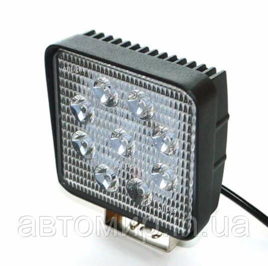 LED фара, світлодіодна лід фара 9 діодів ALLLIGHT 06TYPE 27W 9CHIP EPISTAR SPOT 9-30V