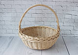 Кругла Кошик на Паску, для фруктів чи декору, фото 3