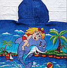 Пончо дитяче Дельфін та русалка, фото 2
