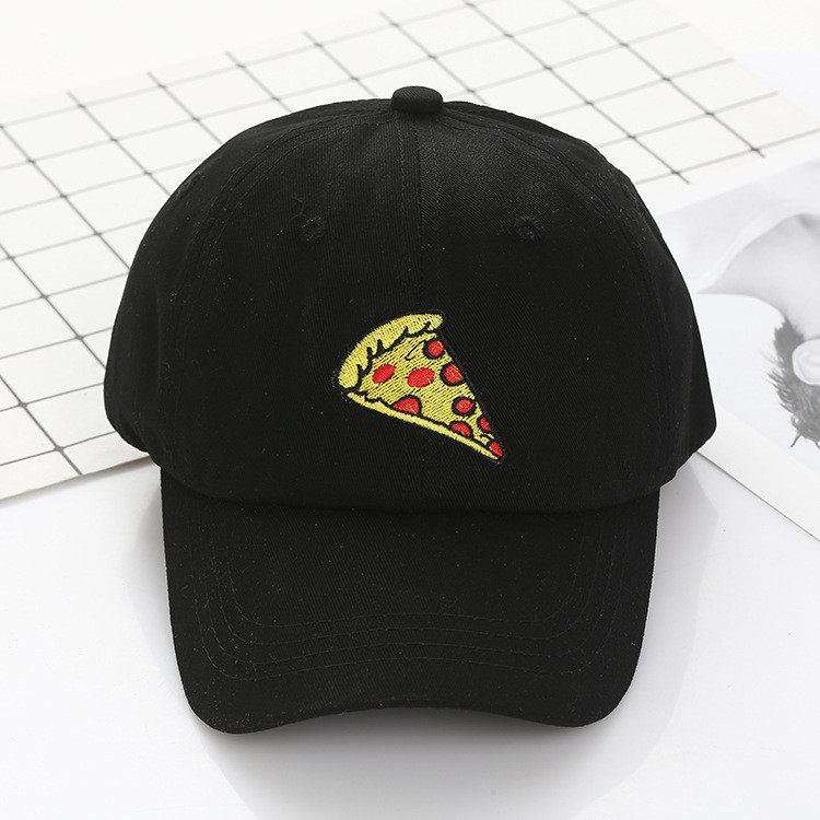 Кепка Бейсболка Чоловіча Жіноча City-A з Піцою Pizza Чорна