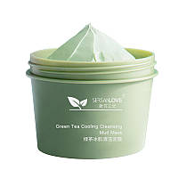 Охлаждающая очищающая грязевая маска с зеленым чаем Sersanlove Green Tea Cooling Cleansing Mud Mask, 100г