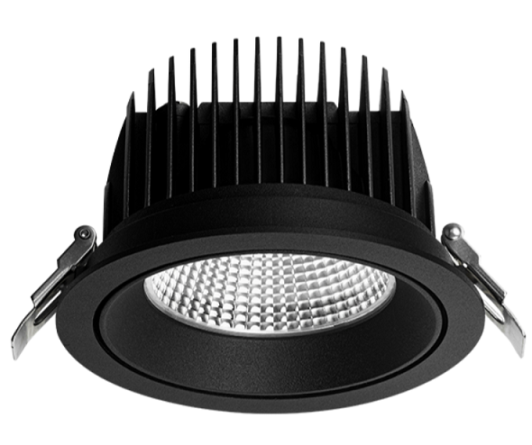 Світлодіодний світильник LED ДЕЛЬТА LD 27W 4000K 3400Lm D150 IP65 вбудовується, Downlight