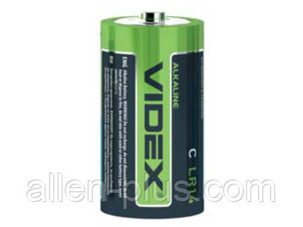 Батарейка лужна Videx LR14/C, 1 шт. без паковання