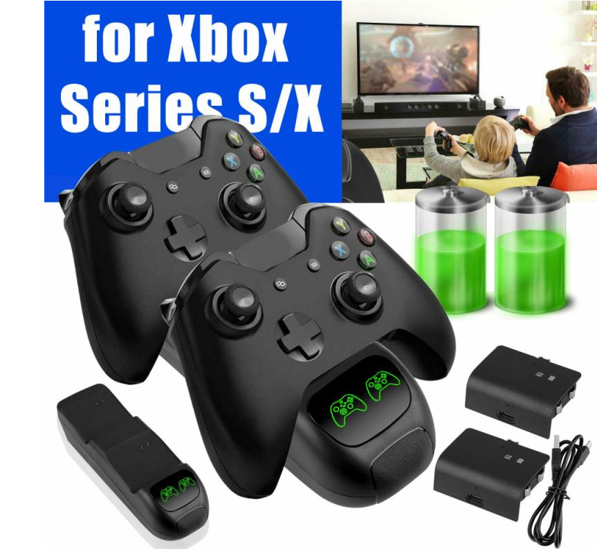 Док-станція KJH + 2 акумулятора для геймпадів Xbox Series X/S