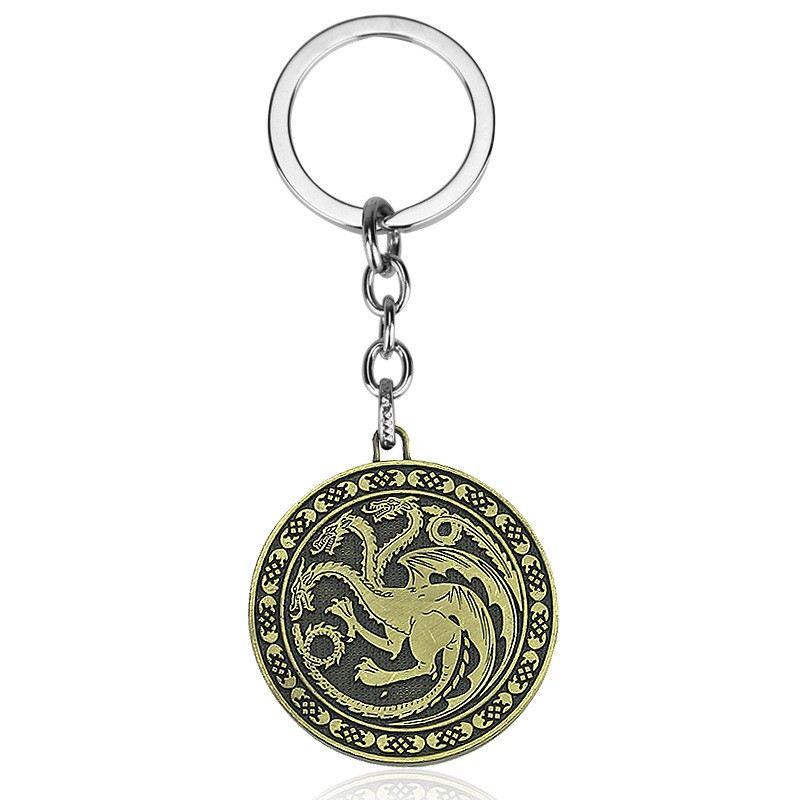 Брелок Game of Thrones Таргарианы бронза