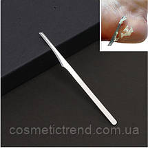 Інструмент для видалення огрубілої шкіри (педикюрний ніж, гострий ніж-лез для педикюру), фото 5