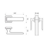 Ручка SYSTEM IDA 125 RO11 CBM, фото 2
