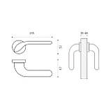 Ручка SYSTEM PALMA HA154RO12 BBN, фото 2