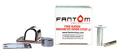 Стопор дверний вогнестійкий FANTOM FIRE хром мат