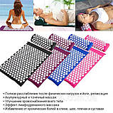 Масажний акупунктурний набір килимок із подушкою  ⁇  Масажер для спини та ніг OSPORT  ⁇  Аплікатор Кузнєцова, фото 7
