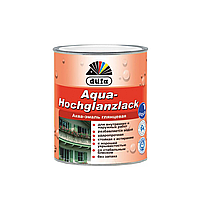 Эмаль акриловая Dufa Aqua-Hochglanzlack белый глянцевый 0.75л