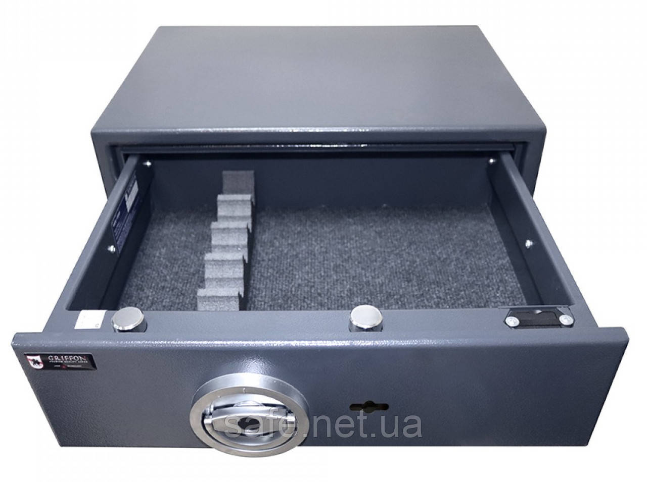 Сейф пістолетний Griffon GU.50.K (ВxШxГ:175x500x360) сейф для зберігання пістолета, сейф для холодної зброї