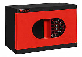 Сейф меблевий Griffon MS.17.E RED (ВxШxГ:170x260x160), сейф для дому, сейф для грошей, сейф для офісу та докумі