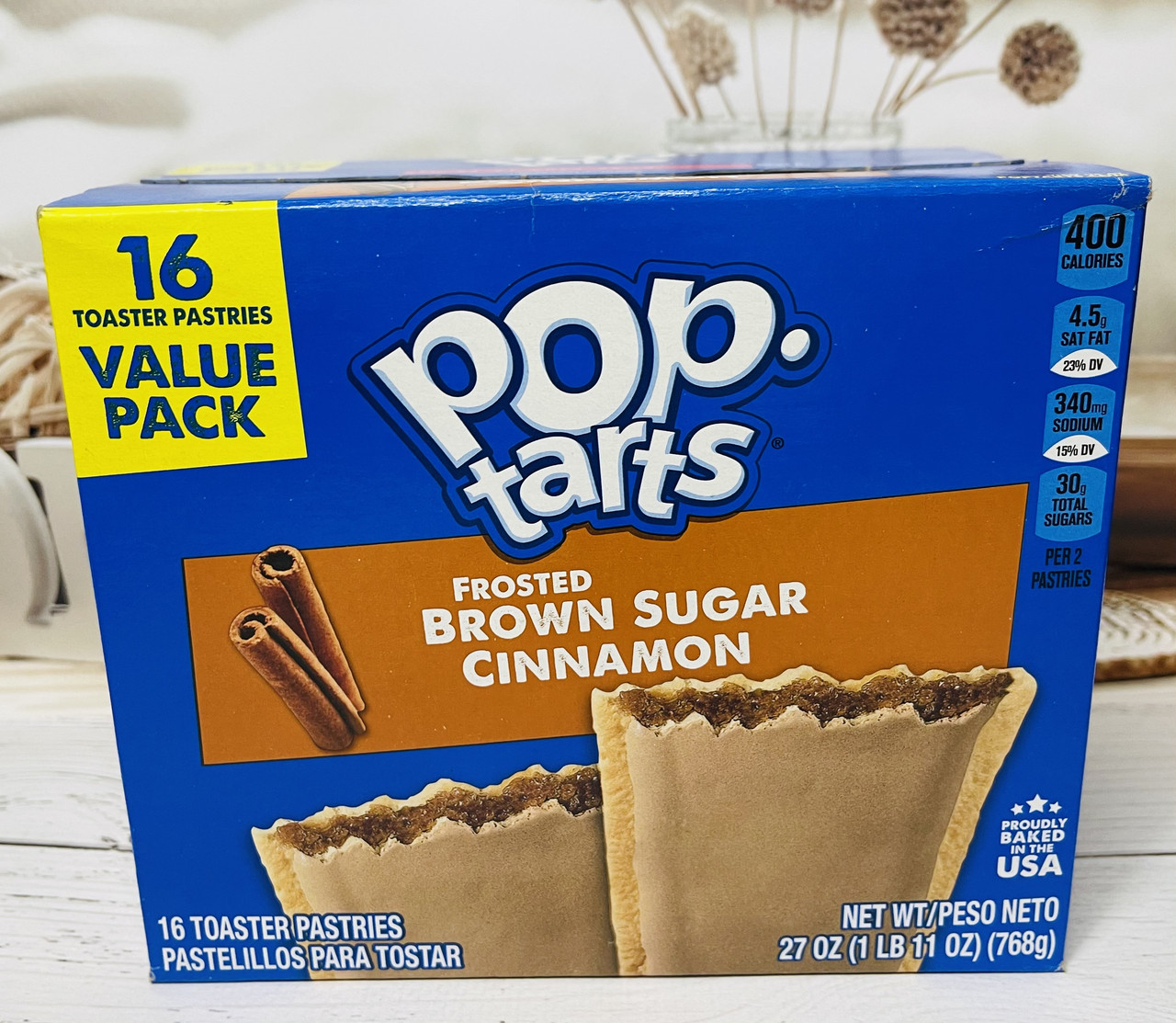 Тости печиво Pop Tarts коричневий цукор з корицею