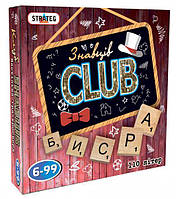 Игра настольная "CLUB Знатоков", укр., в кор. 28*28*5,5см , ТМ Стратег, Украина