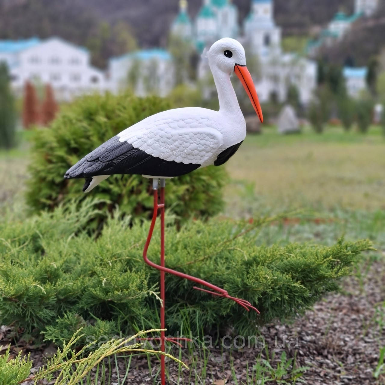 Садовая фигура "Аист большой" 30*47 см. КАЧЕСТВО!!!: продажа, цена в ...