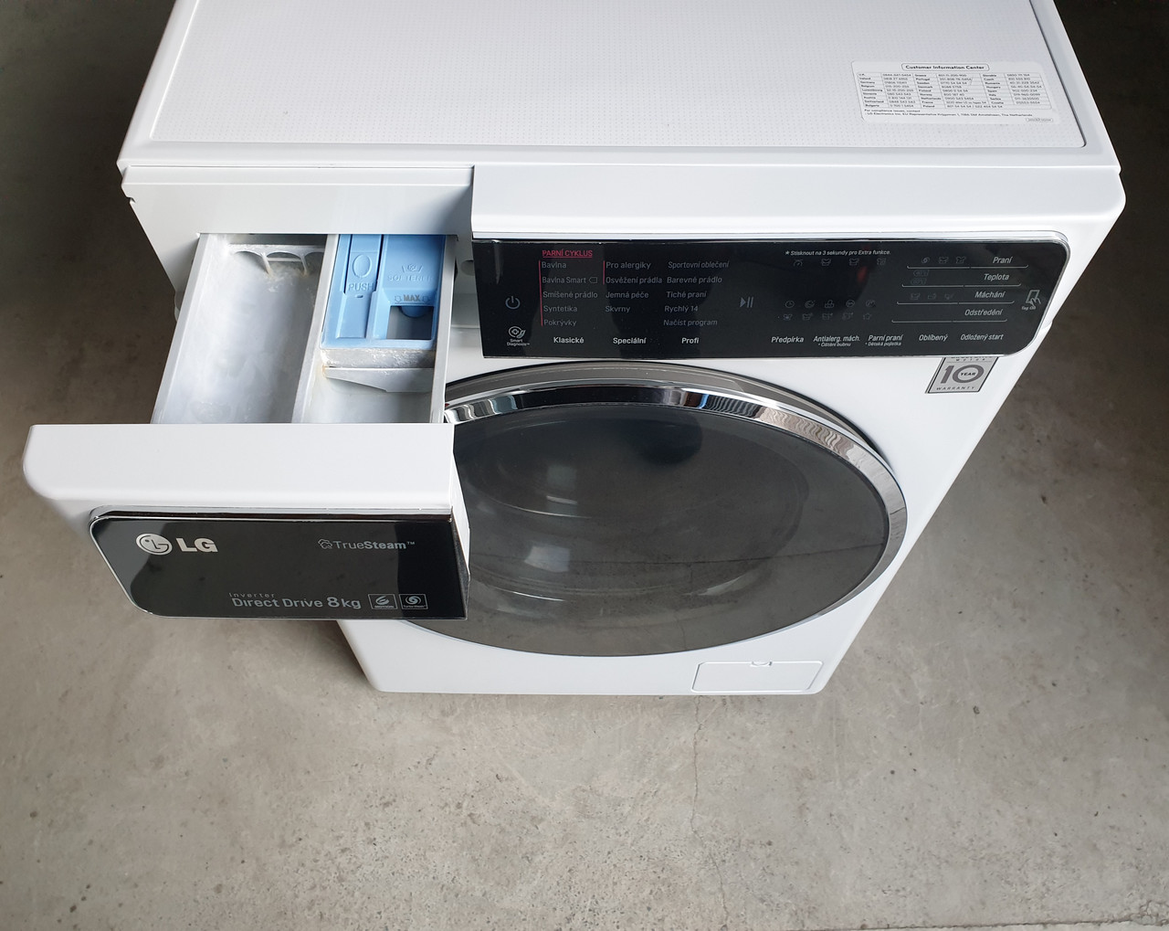 Пральна машина LG Inverter Direct Drive 8 KG / 2018-го року випуску ...