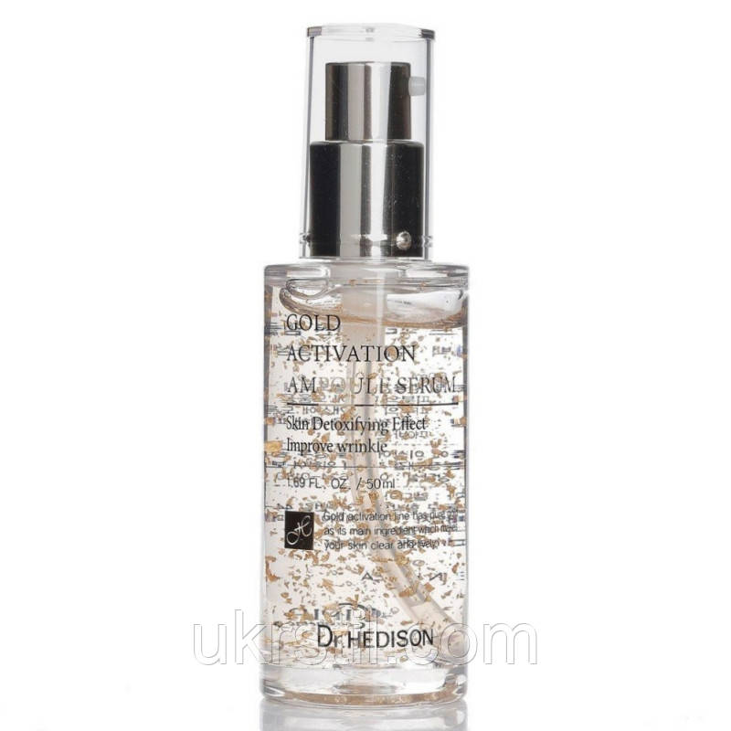 Сироватка з колоїдним золотом Dr.Hedison Gold Activation Ampoule Serum, фото 1