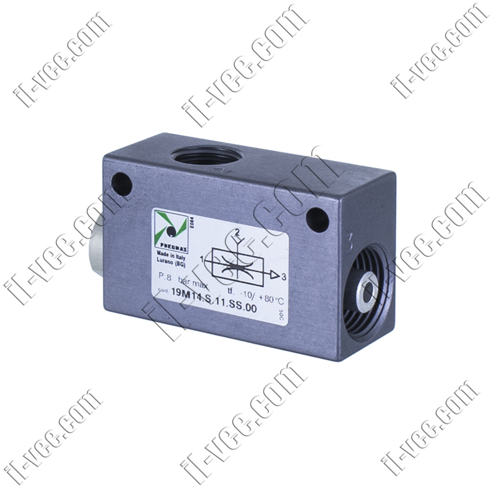 Одноступінчатий генератор вакууму 1/4 "Pneumax 19M14.S.11.SS.00