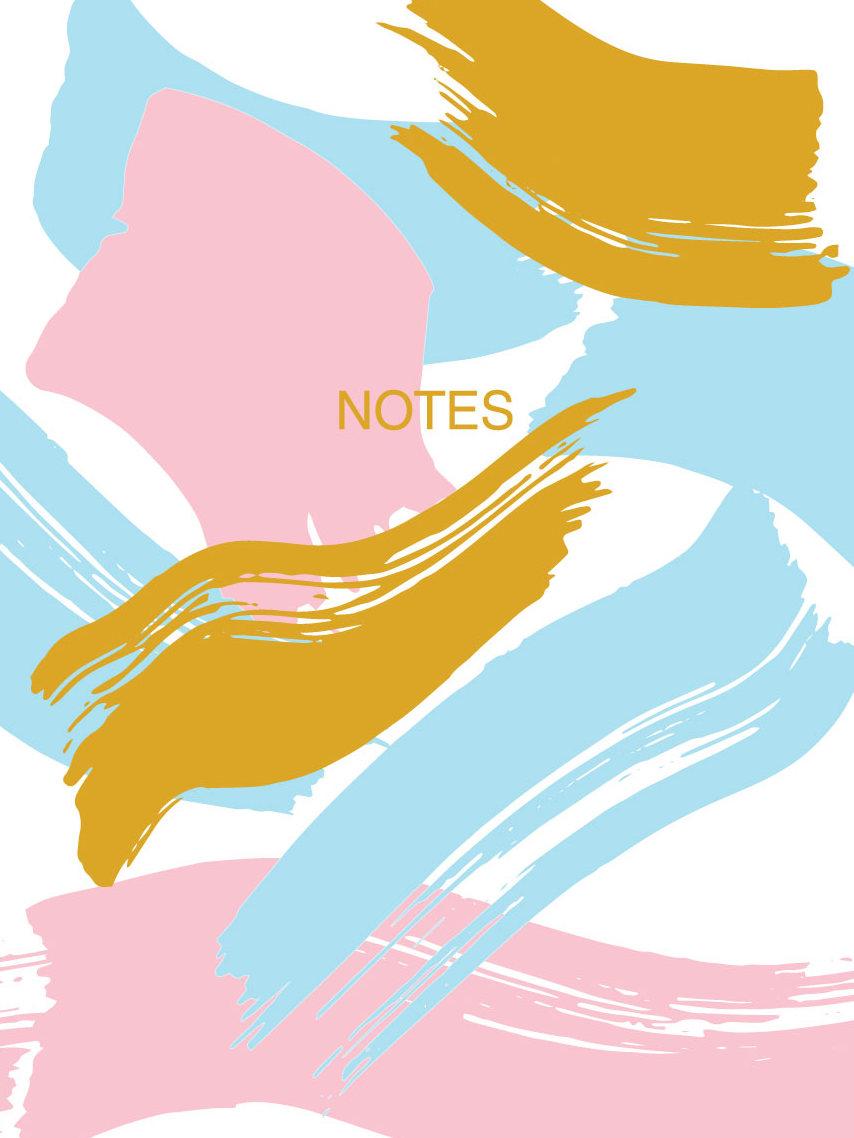 Блокнот в крапку Астра В6 Кольорові мазки 80 арк ТО-5-1, фото 1