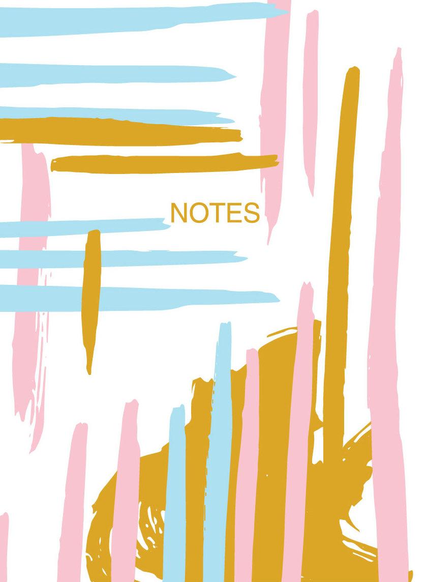 Блокнот в крапку Астра В6 Кольорові мазки 80 арк ТО-5-2, фото 1