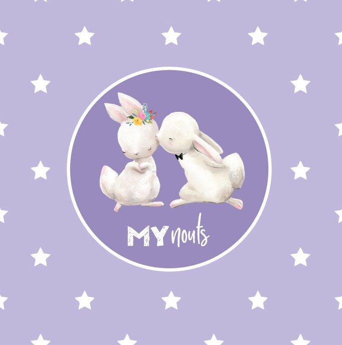 Блокнот Астра А6 Зайки 64 арк в лінійку обкладинка на поролоні ТО-12-4, фото 1