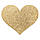 Пэстис - стікіні Bijoux Indiscrets - Flash Heart Gold, наклеки на соски, фото 2
