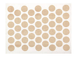 Заглушка конфмата самоклеящаяся Weiss d=14 Груша (50шт) (7071)