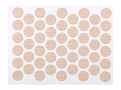 Заглушка конфирмата самоклеящая Weiss d=14 Дуб молочный (50шт) (7523)