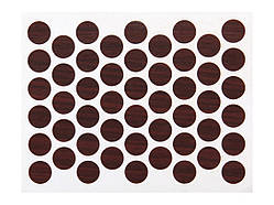 Заглушка конфірмата самоклеящаяся Weiss d=14 Махонь 950шт) 7102