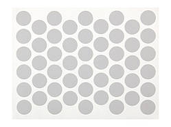 Заглушка конфирмата самоклеящая Weiss d=14 Cерая (50шт) 0288