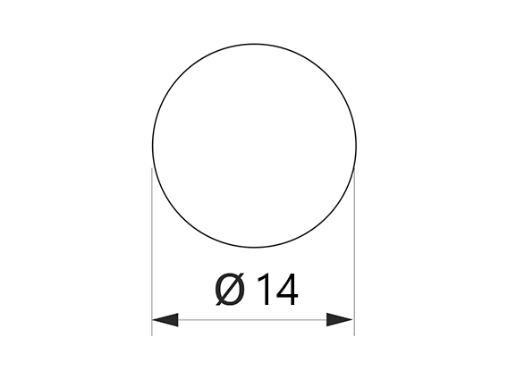 Заглушка конфирмата самоклейка Weiss d=14 чёрная (50шт) (2110) - фото 2 - id-p386451572
