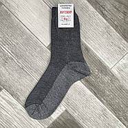 Шкарпетки чоловічі бавовна з сіткою Нік, Житомир, 29 розмір, темно-сірі, 05772, фото 3