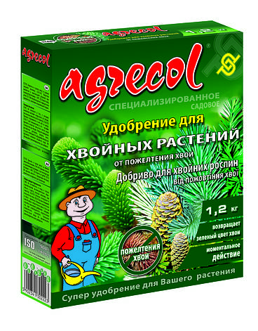 Добриво від пожовтіння хвої Agrecol 1.2 кг, фото 2