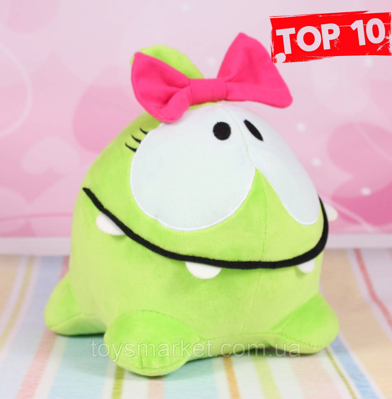 М'яка іграшка Om Nom (Ам Ням), Cut the Rope, 21 см, фото 1