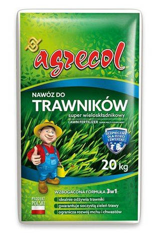 Добриво для газонів супер багатокомпонентне Agrecol 20 кг, фото 2