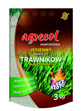 Добриво для газонів осіннє Hortifoska Agrecol 3 кг, фото 2