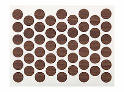 Заглушка конфірмата самоклеящаяся Weiss d=14 Горіх (50шт) 7226