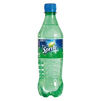 Газований напій Sprite в ПЕТ пляшці 0,5 л