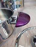 Набір кухонного посуду з 8 (4/4) предметів, O.M.S.Collection (Туреччина), арт. 1036, цв.ружок фіолетовий, фото 2