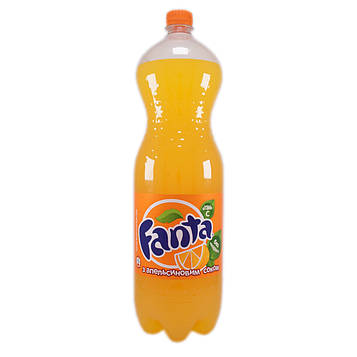 Газований напій Fanta класична в ПЕТ пляшці 2 л