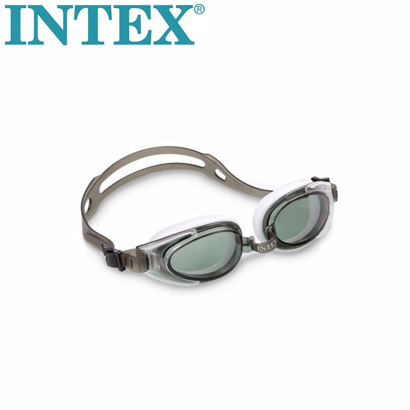 Дитячі окуляри для плавання Intex Water Sport Googles 55685 чорно-сірі