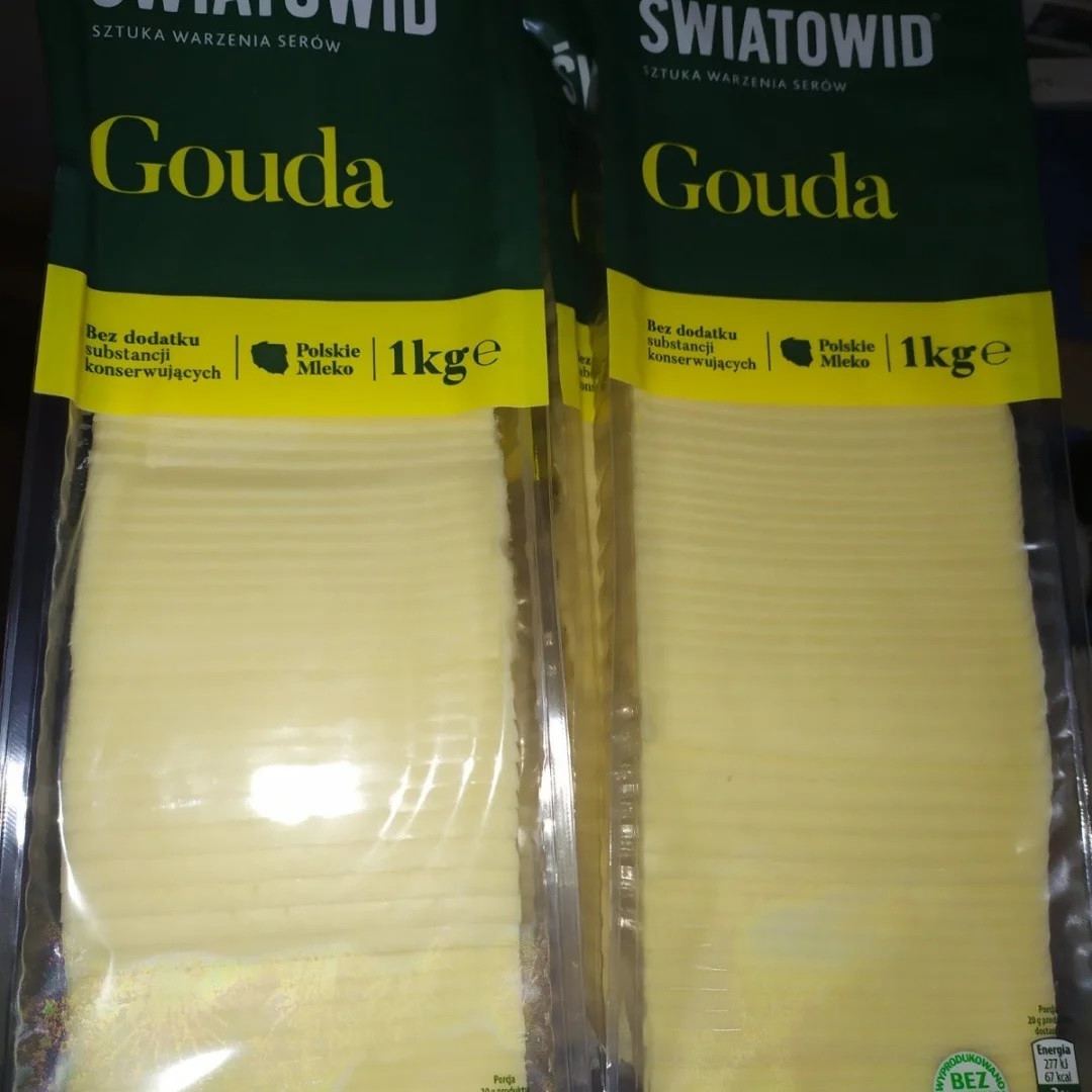 Сыр твердый нарезка Swiatowid Gouda 1000 г Польша - фото 3 - id-p1402886736