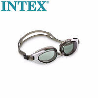 Детские очки для плавания Intex Water Sport Googles 55685 чёрно-белые