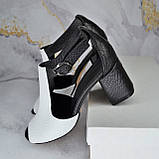 Босоніжки на широкому підборі, фото 2