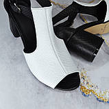 Босоніжки на широкому підборі, фото 8