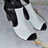 Босоніжки на широкому підборі, фото 9