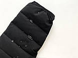 Чоловіча куртка весняна демісезонна весна-осінь чорна Туреччина. Живе фото (Чоловічі куртки), фото 3