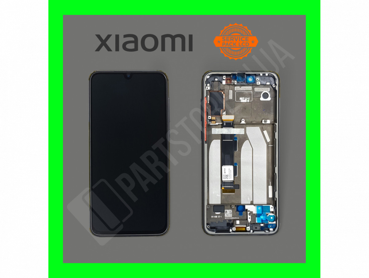 Дисплей Xiaomi Mi 9 SE Black (5606101010B6) сервісний оригінал у зборі з рамкою