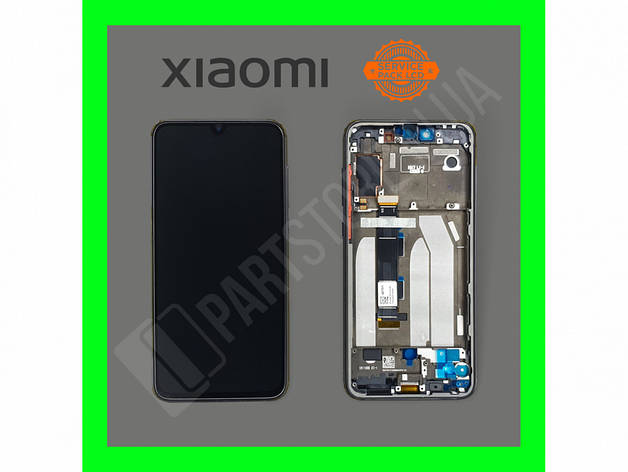 Дисплей Xiaomi Mi 9 SE Black (5606101010B6) сервісний оригінал у зборі з рамкою, фото 1